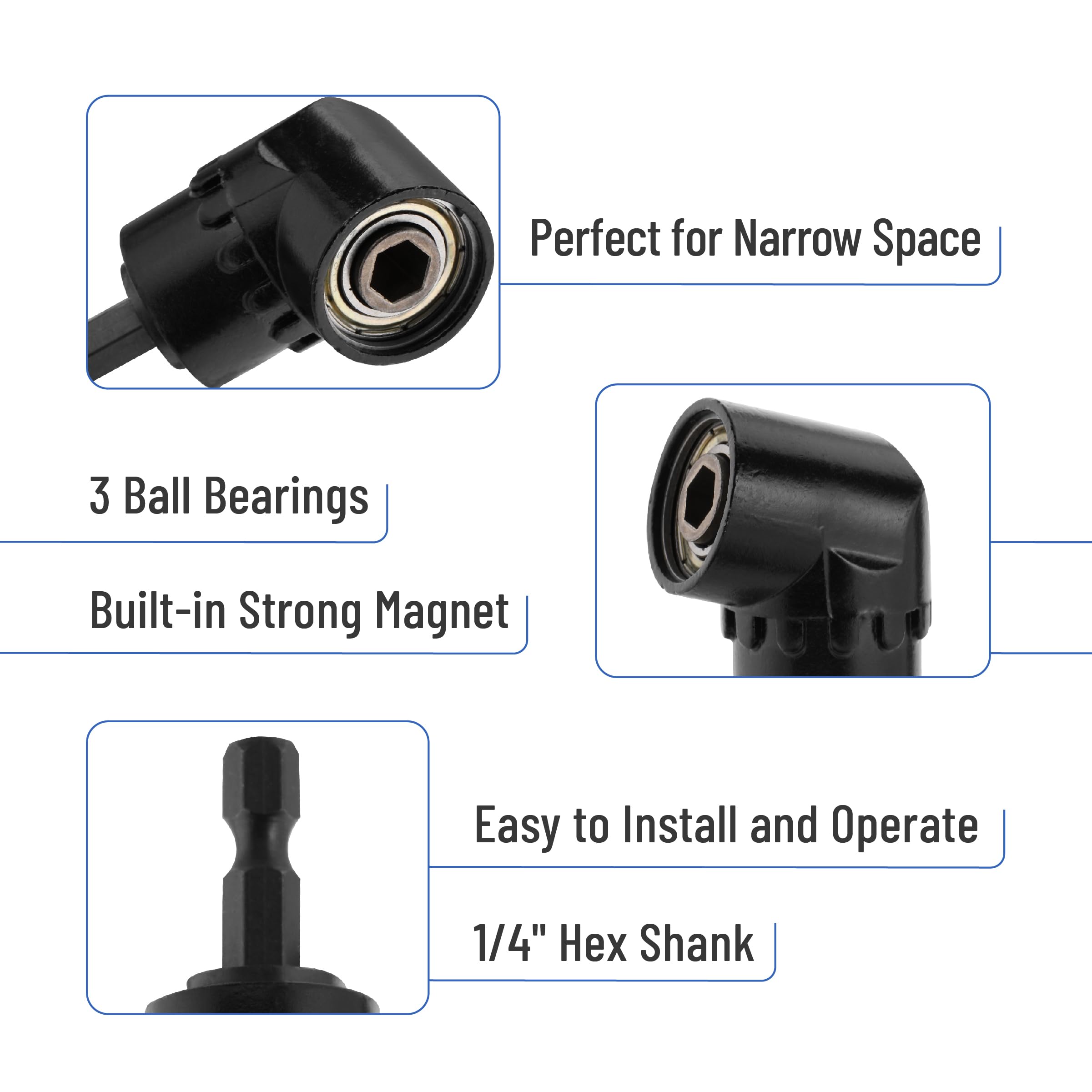 Bates Drill Extension Set - Right Angle Adapter -3