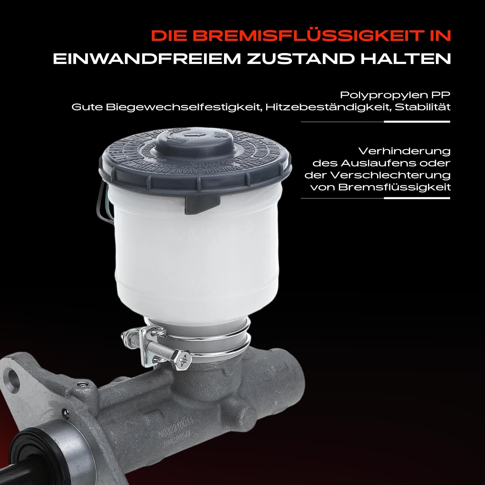 Frankberg Główny cylinder hamulcowy Cylinder hamulcowy Kompatybilny z Civic V EG EH 1.6L 1991-1995 CRX III EG EH 1.6L 1992-1998 Replace# 46100SR3833
