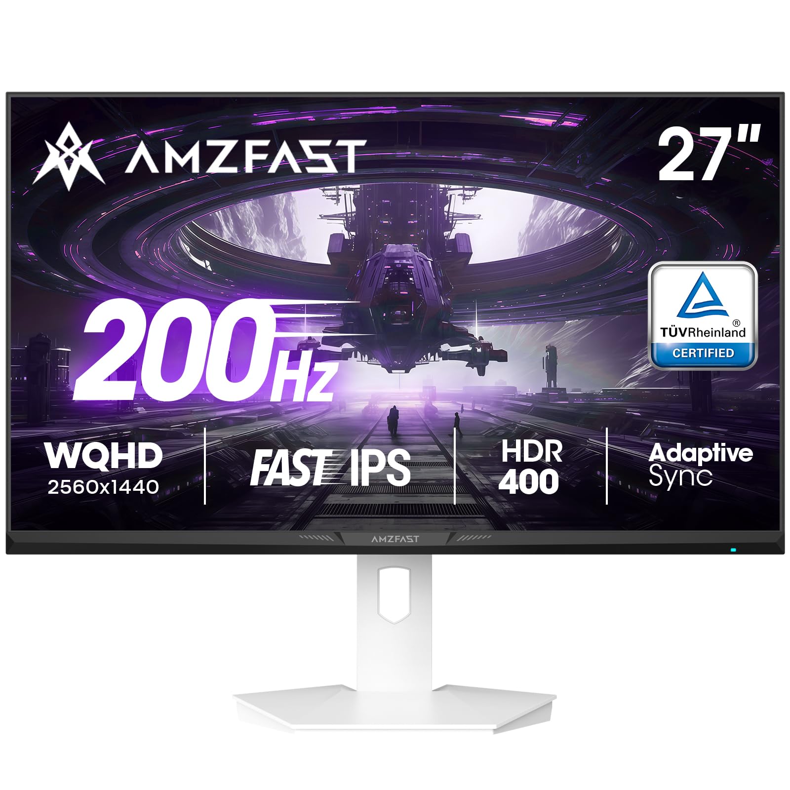 Amzfast 27ゲーミングモニター WQHD IPS 200Hz 1ms Amzfast 27