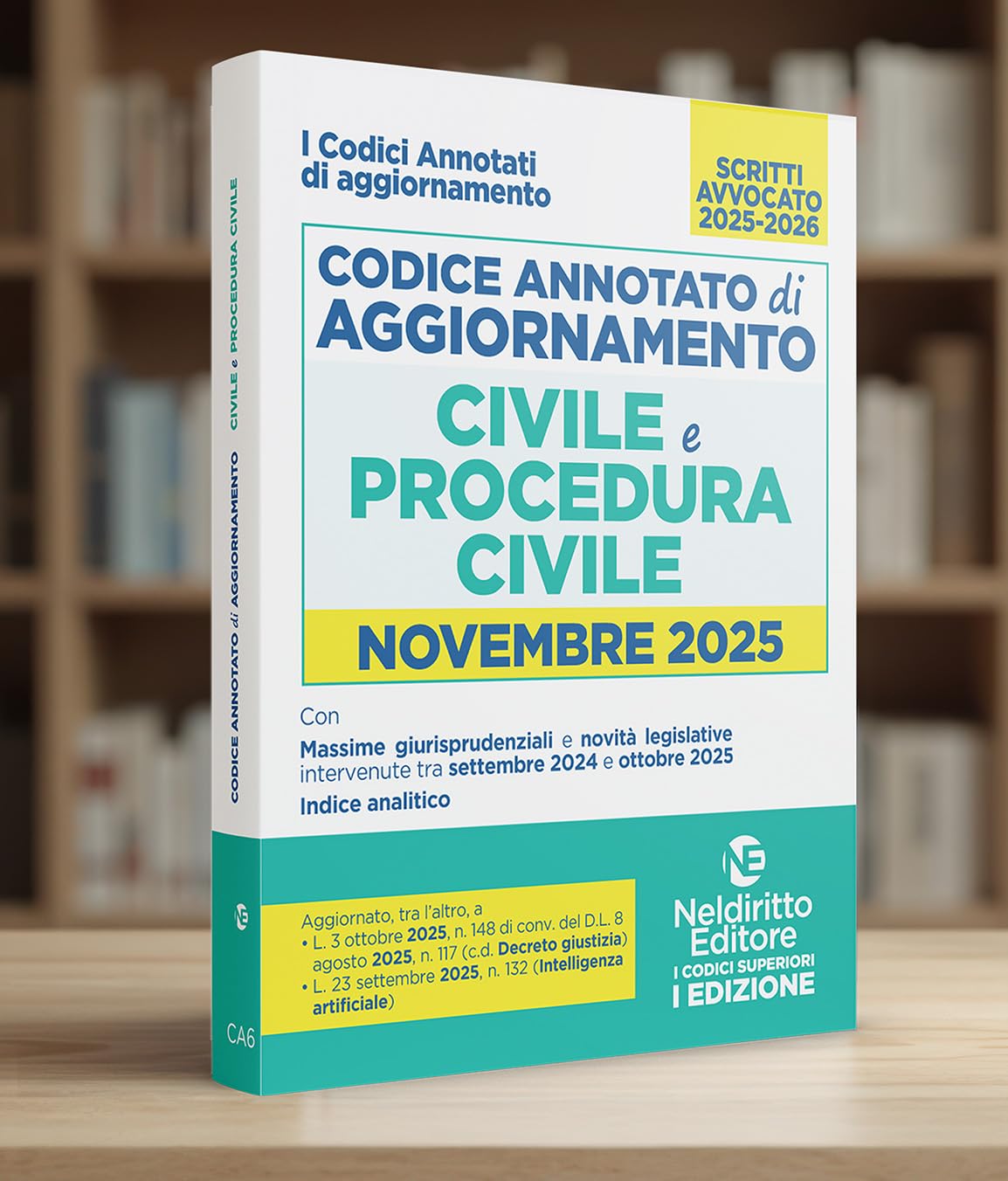 Codice di aggiornamento di diritto civile e procedura civile annotato. Novembre 2025