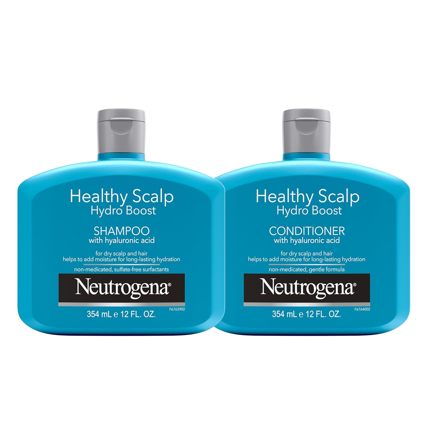 Product image of Neutrogena Moisturizing Healthy Scalp Hydro Boost Shampoo & Conditioner for Dry Hair and Scalp, with Hydrating Hyaluronic Acid, pH-Balanced, Paraben & Phthalate-Free, Color-Safe, 12 Fl Oz (Set of 2)