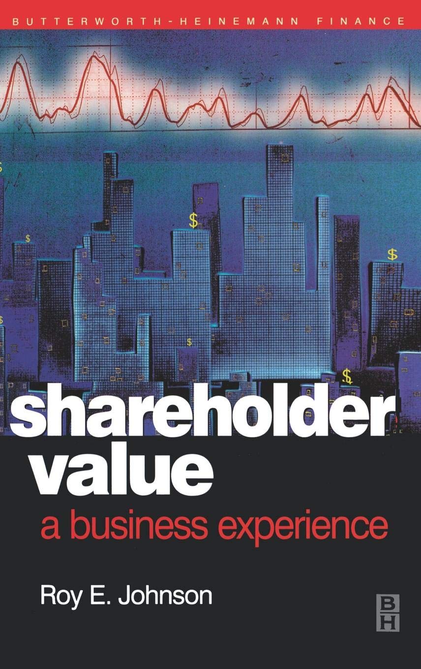 Shareholder Value: A Business Experience