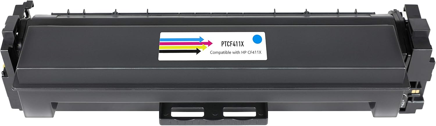 Compatible Toner Cartridge Replacement for HP 410A / CF410A / CF411A / CF412A / CF413A (C,M,Y,K,4 Pack)