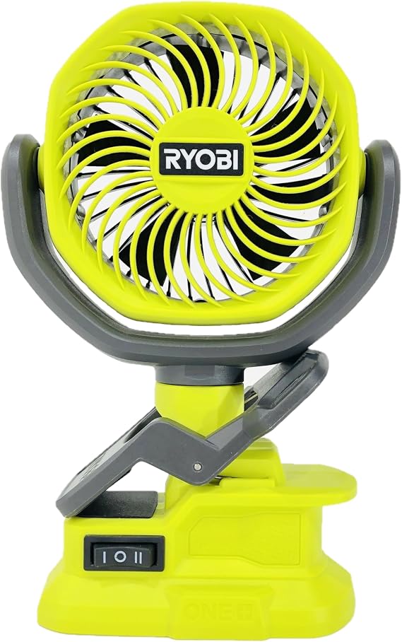 RYOBI 2 Pack of PCF02B 18V Cordless 4 in. Clamp Fan (Tool Only) | Battery and Charger Sold Separately
