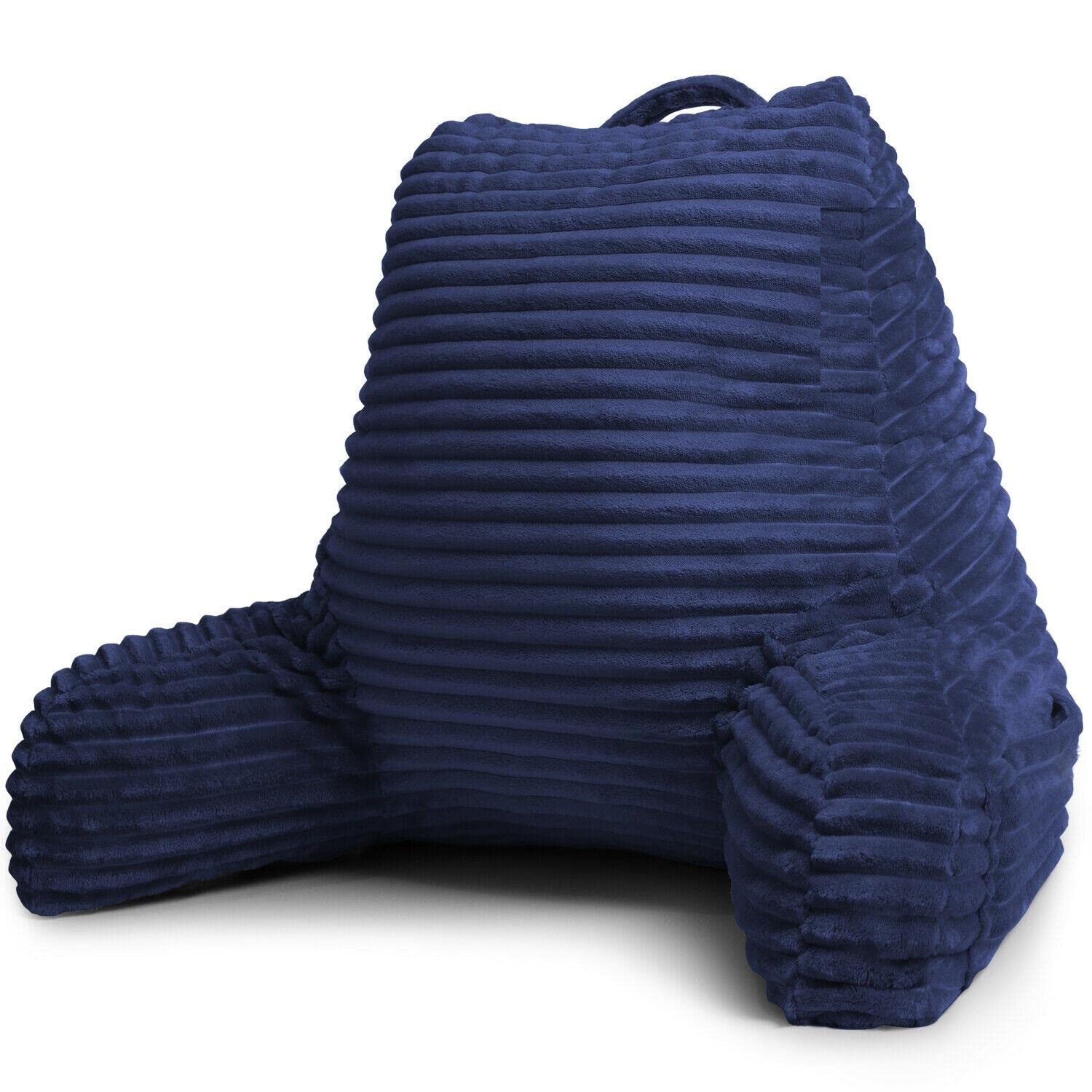 CarteRE Color Navy Cut Plush Reading Pillow Daug Bed Pillow Pillow Bed Pillows Decorative Pillows for Bed Pillows for Sleeping Bed Pillows Standard Pillows