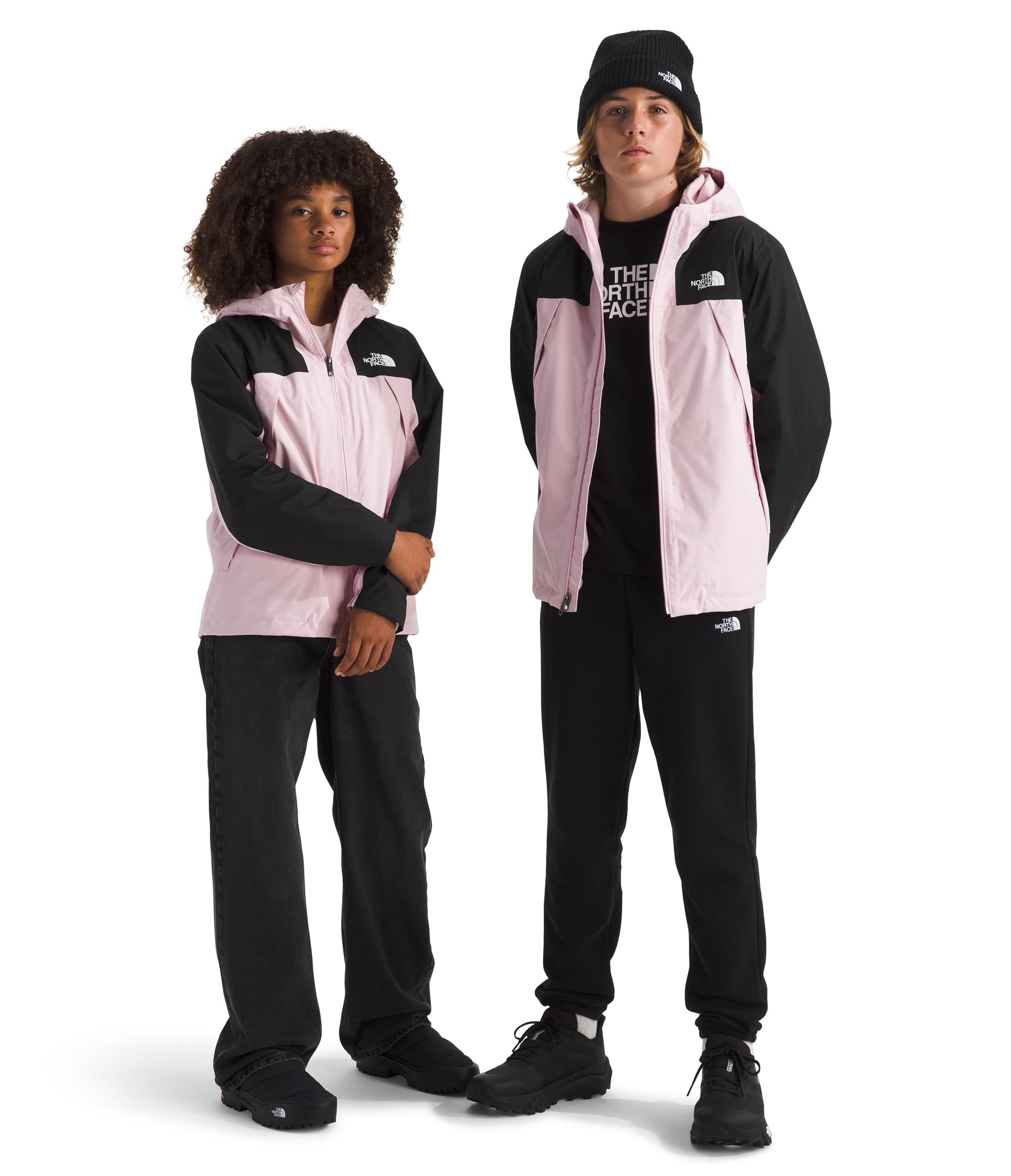 THE NORTH FACE Teen Antora Triclimate Jacket | Waterproof Shell, Inner Fleece Layer, Adjustable Hood With Rain Guard Tunnel