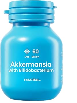 60Billion Akkermansia Muciniphila with Salidroside, Rhodiola, Bifidobacterium, Supports GLP-1 Production Naturally, Delayed Release, Advanced Gut Health, Appetite & Craving Control, 30 Servings