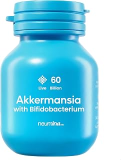 60 Billion Akkermansia Muciniphila with Bifidobacterium, Supports GLP-1 Production Naturally, Gut Health, Appetite & Craving Control, Made in USA, 30 Servings