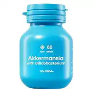 60Billion Akkermansia Muciniphila with Salidroside, Rhodiola, Bifidobacterium, Supports GLP-1 Production Naturally, Delayed Release, Advanced Gut Health, Appetite & Craving Control, 30 Servings