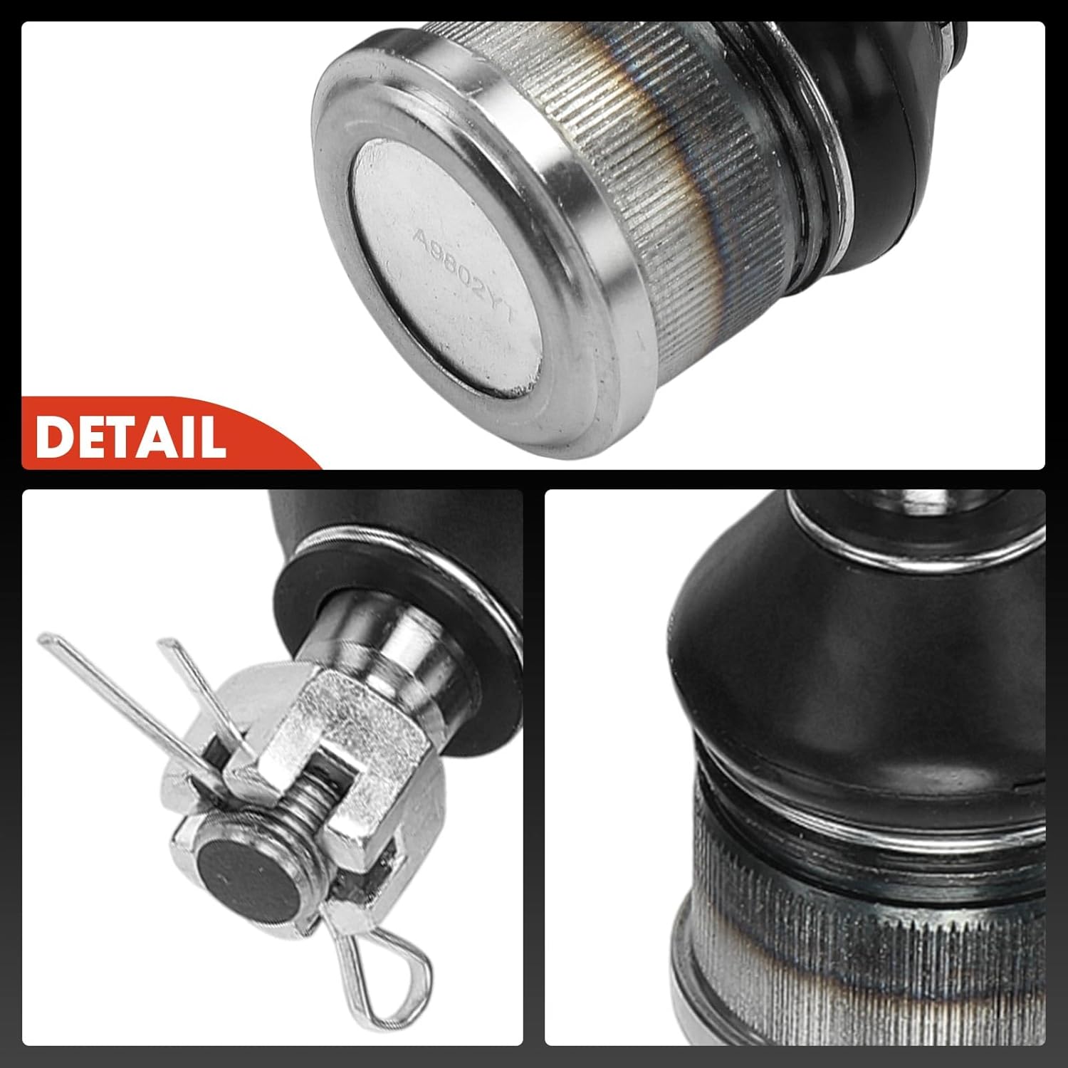 A-Premium Set of 4, Front Upper & Lower Ball Joints Kit, Compatible with Honda CR-V CRV 1997-2001, Civic 1992-1995 1997-2000, Civic del Sol 1993-1997 & Acura Integra 1994-2001