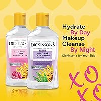Vista 7 de Dickinson's Agua Micelar Limpiadora de Hamamelis, Un Desmaquillante Todo en 1, Refinador de Poros, Limpiador de Piel y Tónico; Sin Alcohol con Aloe