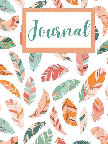Journal: College Ruled 8x11 Desktop Size Writing Journal Notebook Hardcover Matte Finish 120 pages for women, men, girls, teens