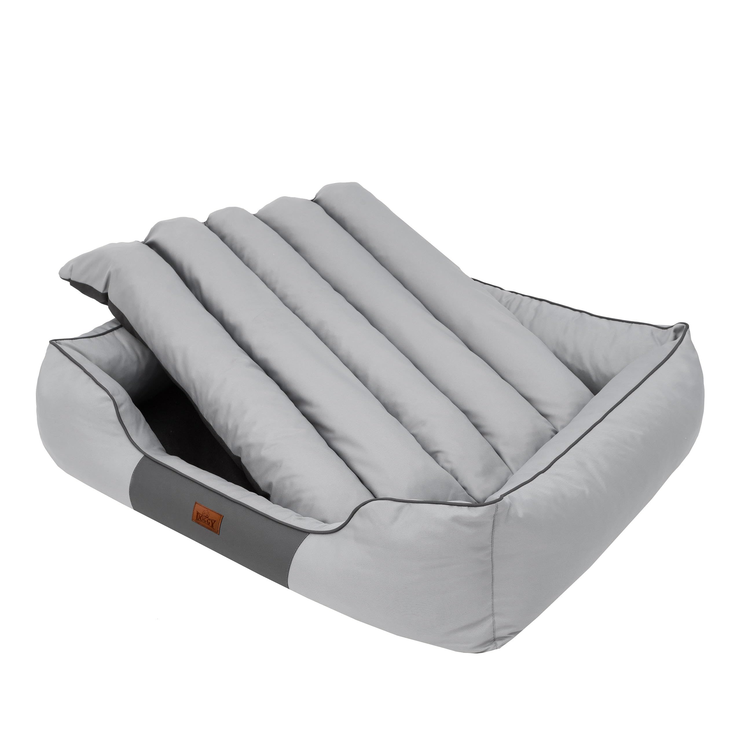 Cuccia per animali domestici, cuscino per cani, cuccia per cani, lettino, cuscino per cani, letto per cani, materasso XL – 85 x 65 cm cenere