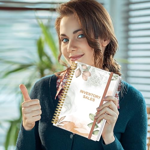 Miniatura 7 de Libro de registro de inventario y ventas para pequeñas empresas libro de contabilidad de inventario, cuaderno de inventario, rastreador de pedidos