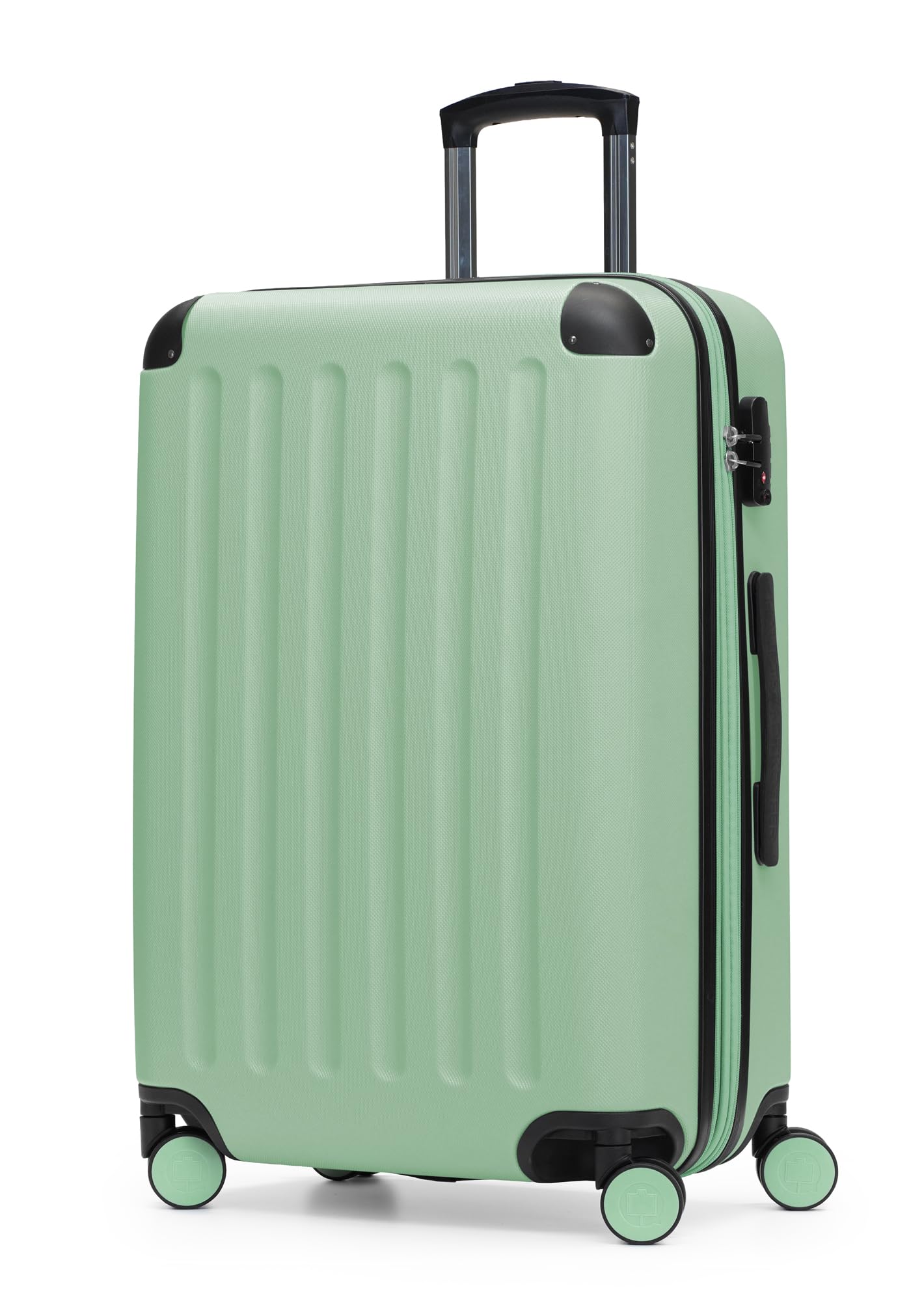 Hauptstadtkoffer Spree - Mittelgroßer Hartschalenkoffer, TSA, 4 Rollen, Koffer, Trolley, Rollkoffer, Reisekoffer, Volumenerweiterung, 65 cm, 74 Liter, Mint