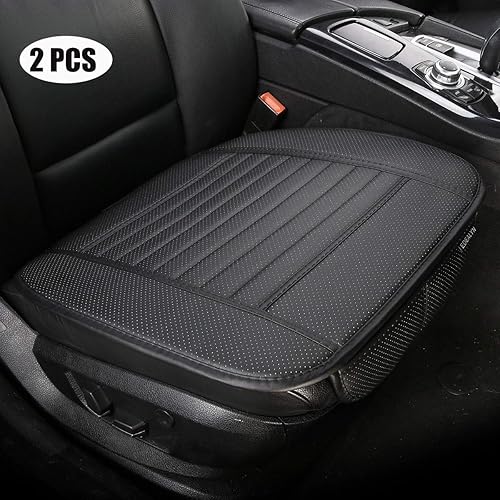 Miniatura 4 de 2 fundas universales para asiento de automóvil, cubierta de asiento inferior de piel sintética, accesorios para el interior del automóvil, fundas