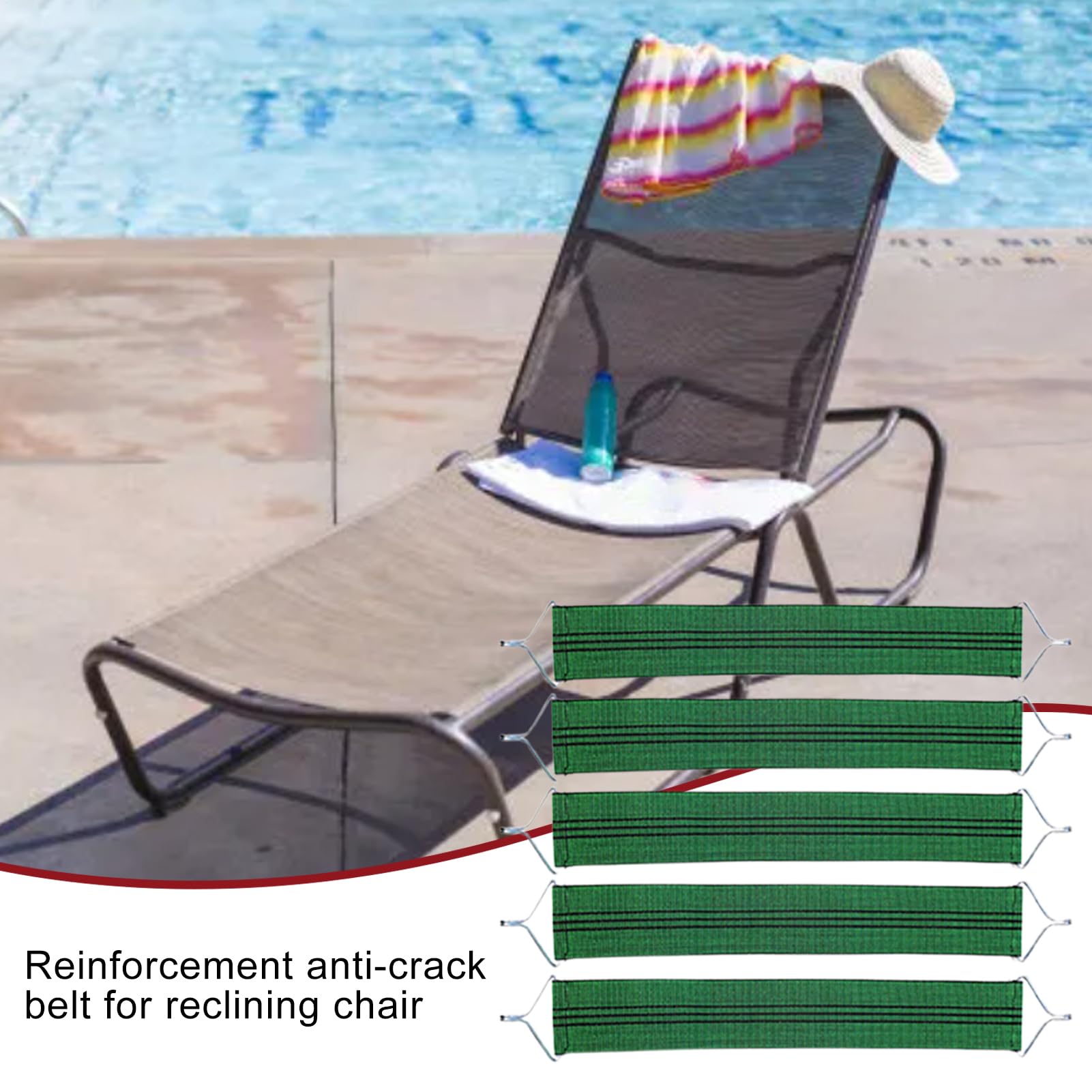 Cinture In Tessuto Per Poltrona Reclinabile: Cinghie Di Ricambio Rinforzate Per Poltrona, Cinghie Resistenti Per Sostenere Carico | Di Riparazione Di Poltrone Reclinabili Per Sedie Da Giardino E