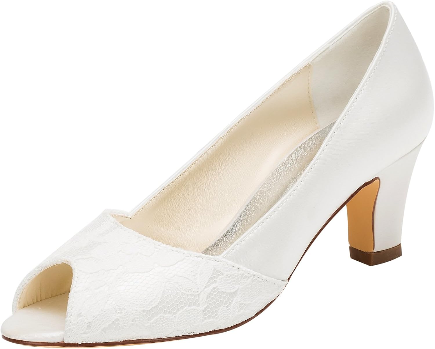 Satin chunky heels Clearance