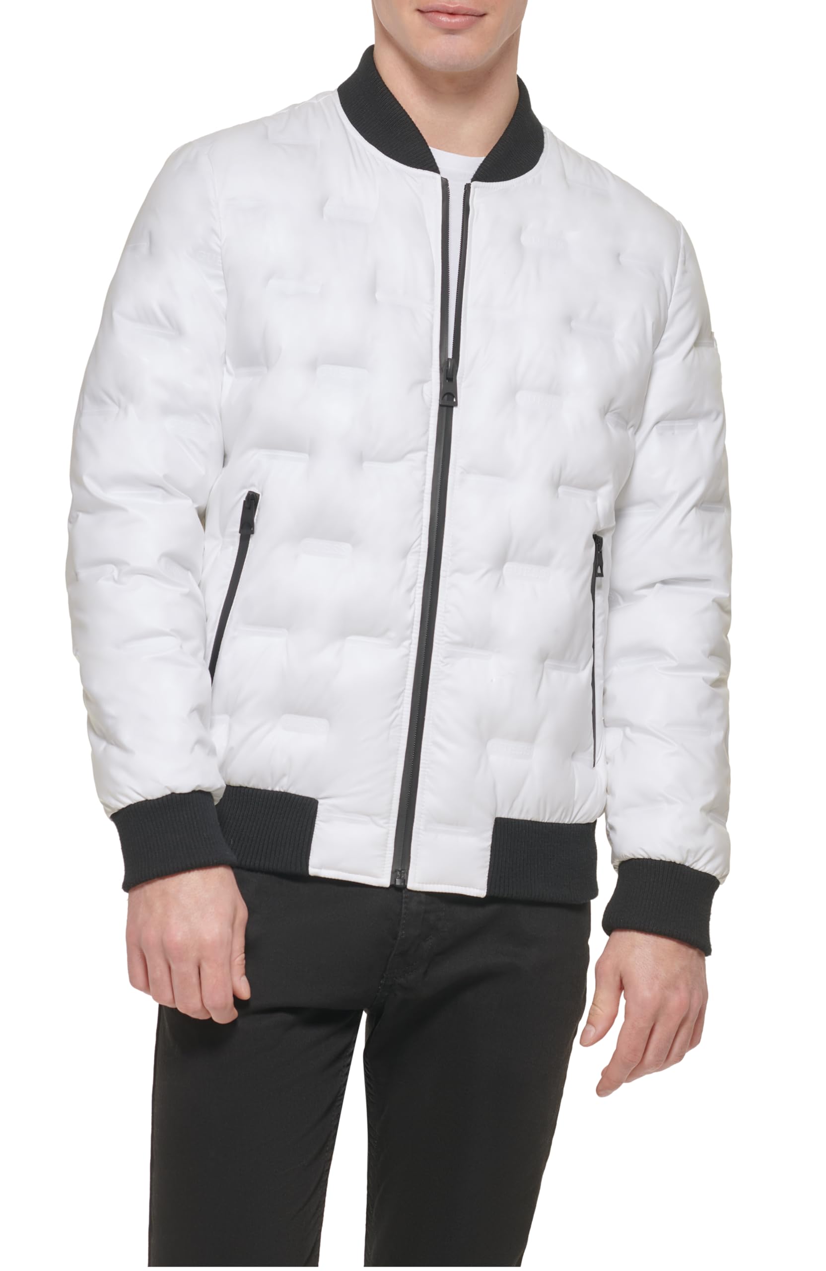 Cole Haan Regenjacke für Herren, Weiss/opulenter Garten, L – Ansicht 2