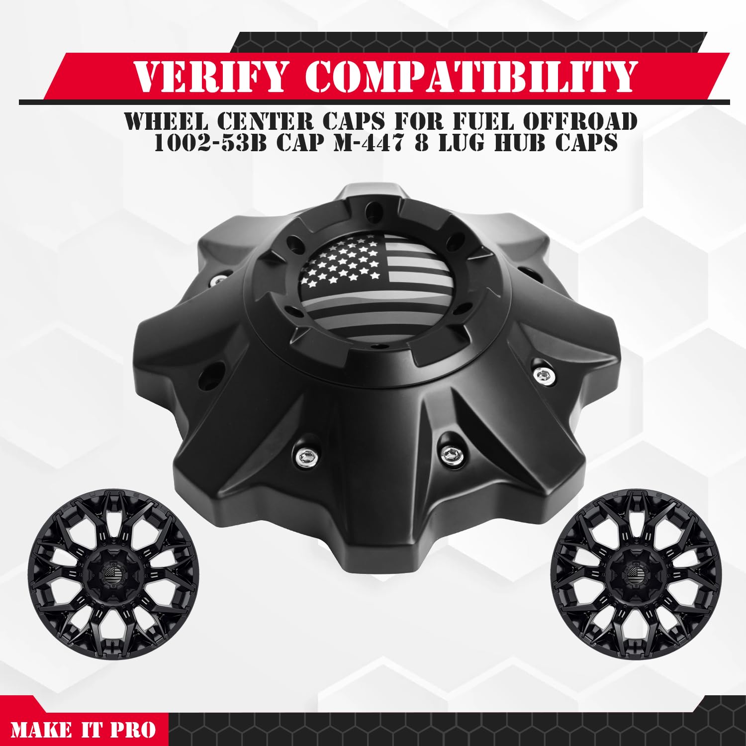 Amazon.com: KitsPro Wheel Center Caps for Fuel Offroad Rim
