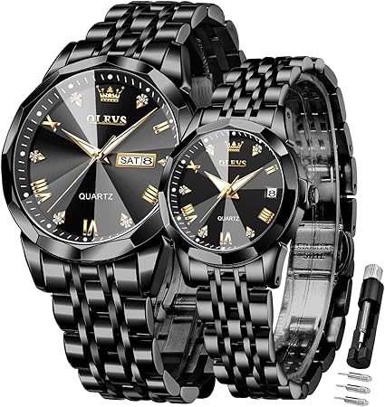 OLEVS Couple Couple Quartz Watches Valentine 3ATM Waterproof Luminous