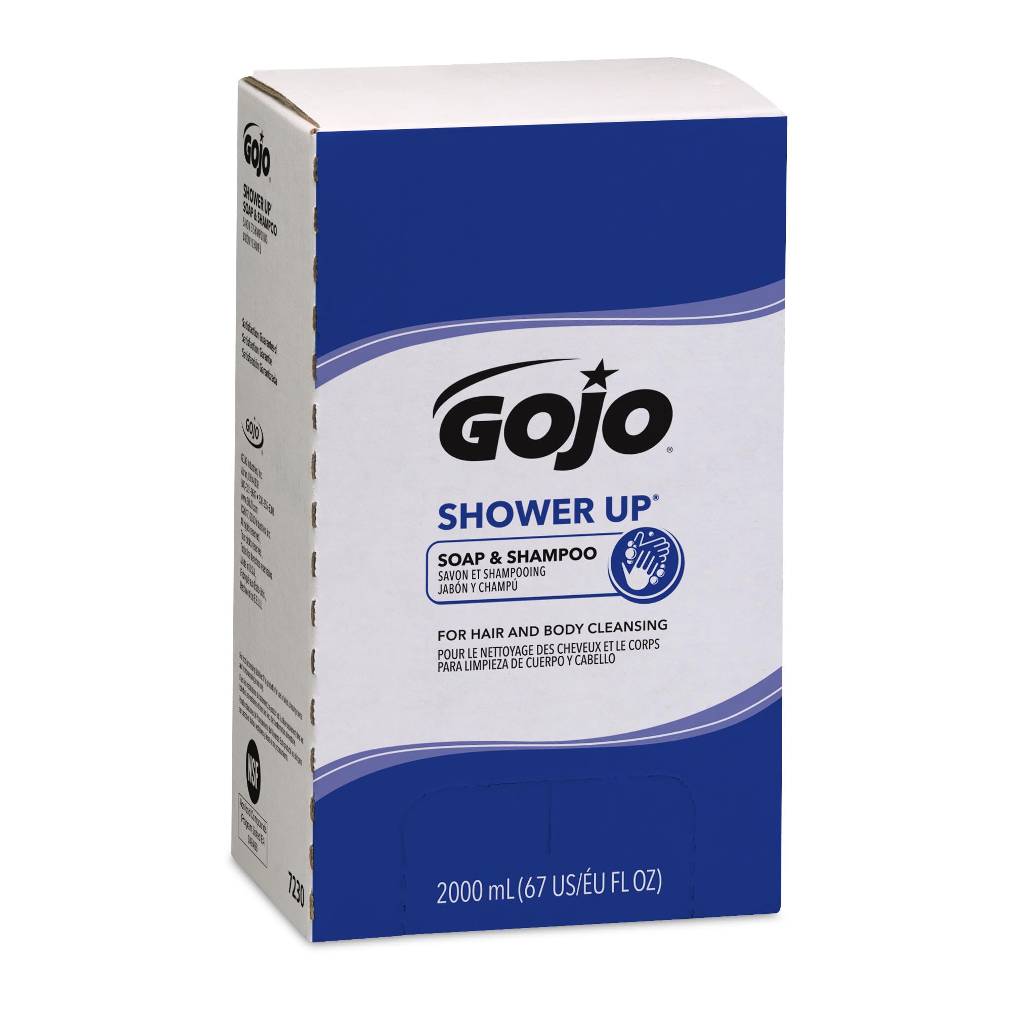 Amazon.com: GOJO SHOWER UP Soap & Shampoo Clean Fragrance, 2000 mL