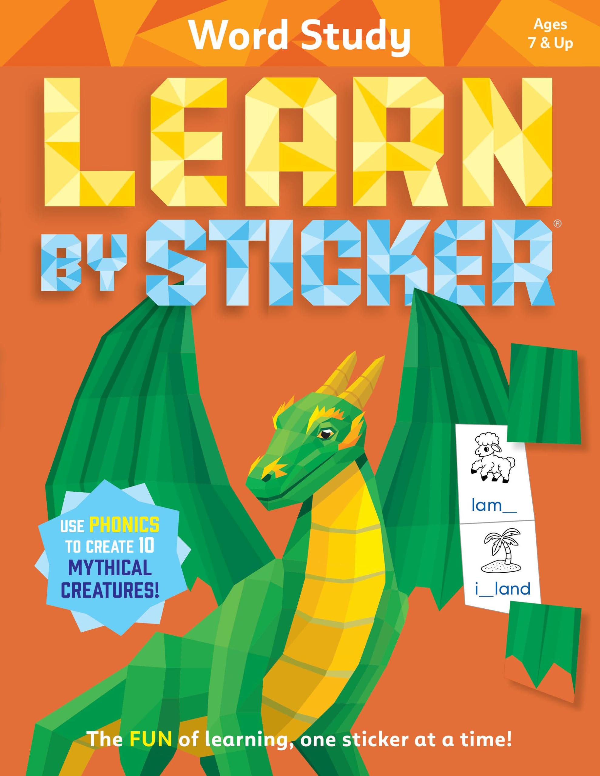 Learn by Sticker: Word Study: Use Phonics to Create 10 Mythical Creatures!: 5