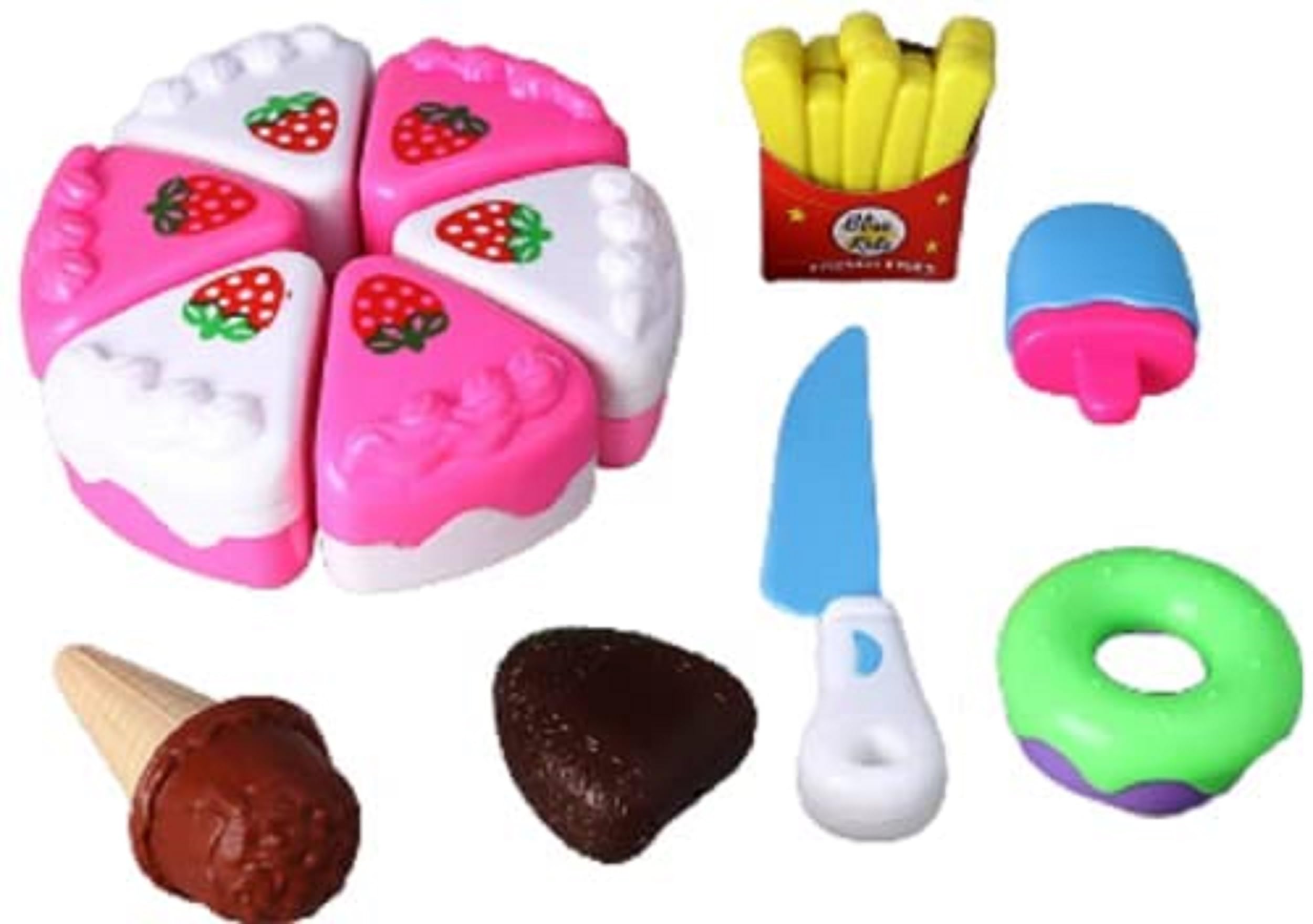 Gurbik Cake Cutting Toy for Kids Pretend Play Toy, Cookies & Food Toy Set for Girls/Boys (Multicolor) (B0C1CBLTY9) Amazon Price History, Amazon Price Tracker