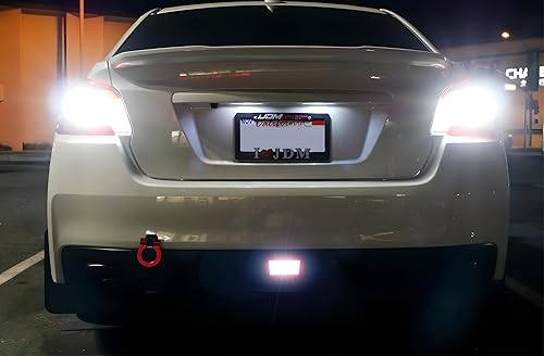 Miniatura 6 de Juego de luces LED antiniebla y traseras 3 en 1 iJDMTOY (luz trasera, luz de freno, luz de marcha atrás) para Subaru Impreza WRX STI o XV Crosstrek