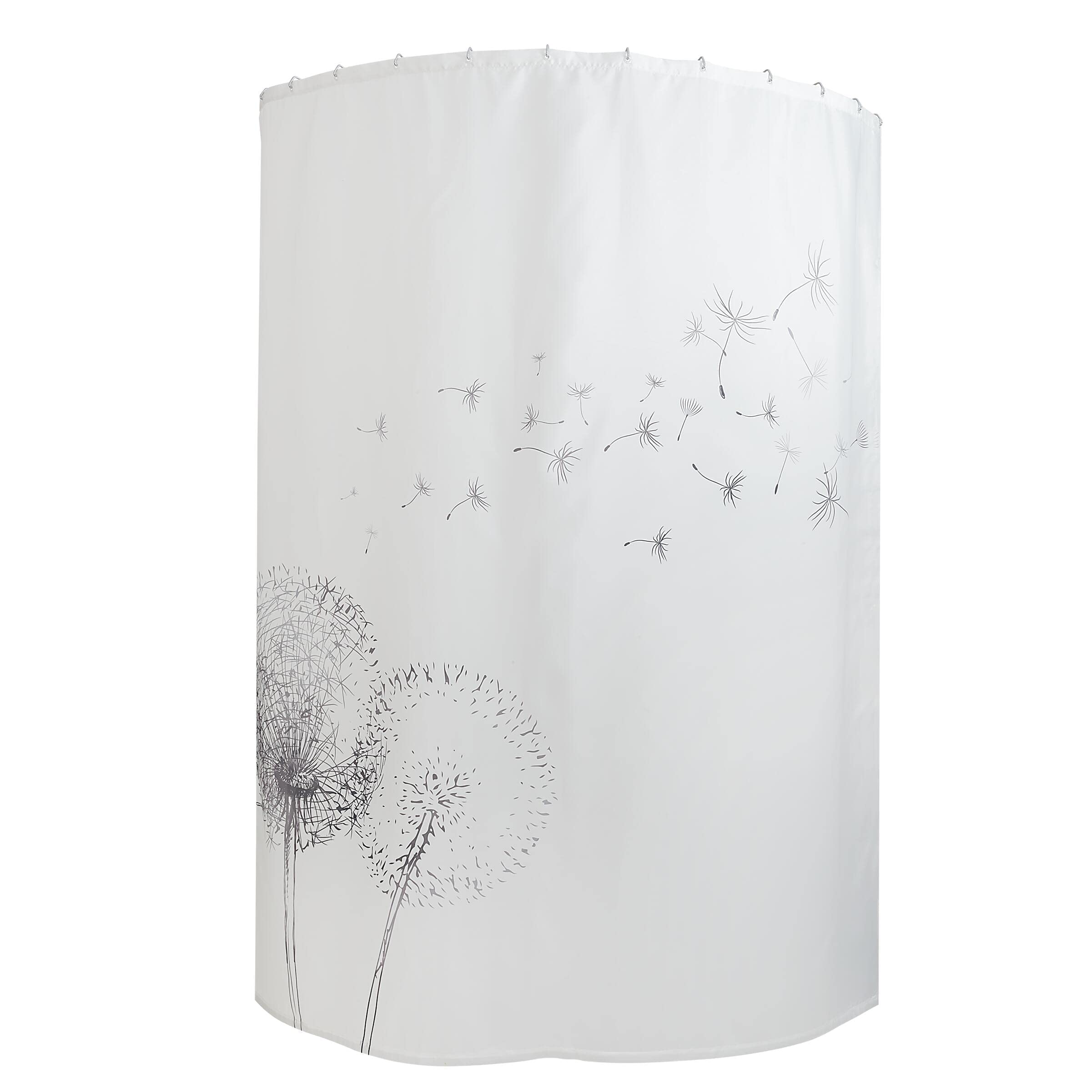 Sealskin - Cortina Flexible de Ducha, Metal, Chromo 80 x 155 x 5 cm
