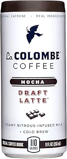 La Colombe Mocha Draft Latte - 9 Fluid Ounce - Cold-Pressed Espresso and Frothed Milk + Dark Chocolate - Made With Real In...