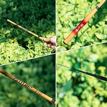 希少 へら釣り 龍仙 紋付竹 玉柄 竿受 セット　　0780 竹龍ヘラ 硬調EX | alphatackle