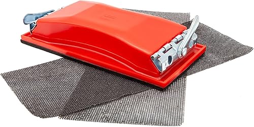 Miniatura 4 de uxcell 20 hojas de lija de malla de 120 granos de 4-12 pulgadas x 11 pulgadas, almohadilla de papel de lija de malla para reparación de paredes de