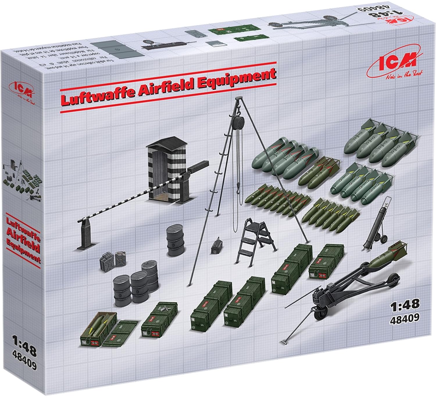 ICM 1:48 - LW Airfield Equipment (100% New Molds)