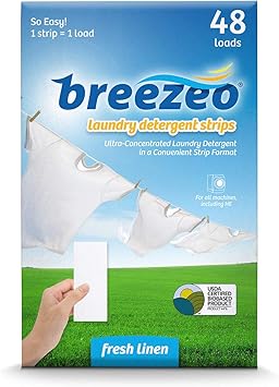 Breezeo Laundry Detergent Strips Sheets Photo
