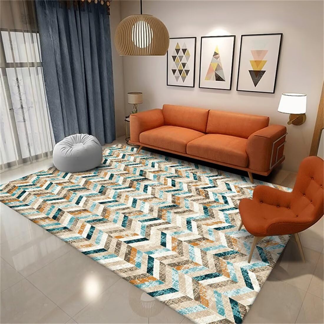 Tapis de chambre bébé doux et insonorisant 130X190CM pour créer un coin éveil cocooning