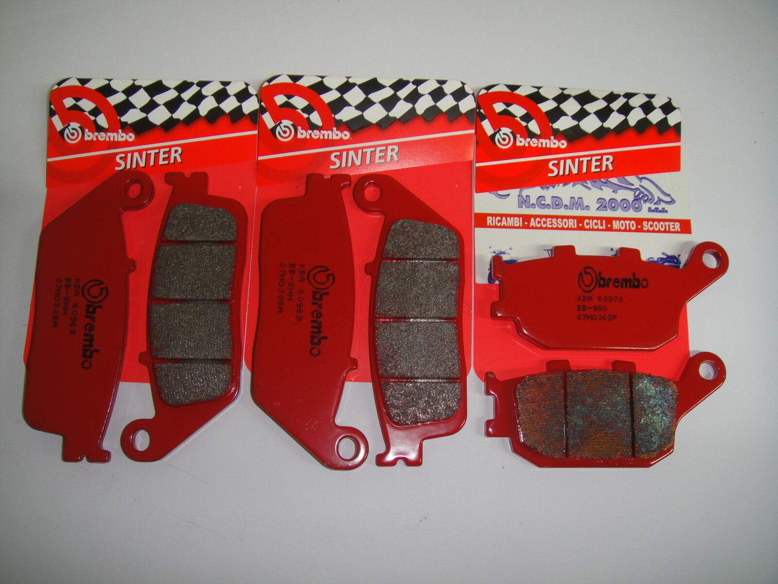 PASTIGLIE FRENO ANTERIORI + POSTERIORI CB F HORNET 600 1998 1999 2000 2001 2002 2003 2004 2005 2006