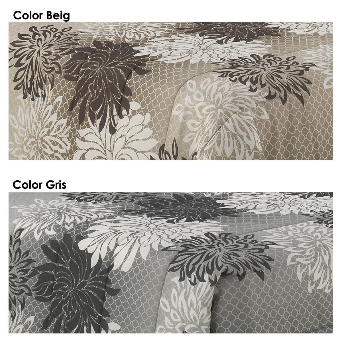 Lanovenanube Conforter Dalia - Cama 90 cm - Color Gris