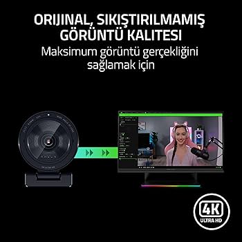 Razer Kiyo Pro Ultra - İçerik ve akış oluşturma için 4K web