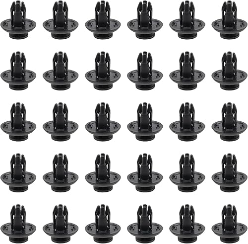 Miniatura 5 de 30 piezas B45A-56-146A Retenedor Tipo Empuje Guardabarros Protector Splash Shield Cubierta de parachoques Clip Remache para Mazda 3, 5, 6, CX-3