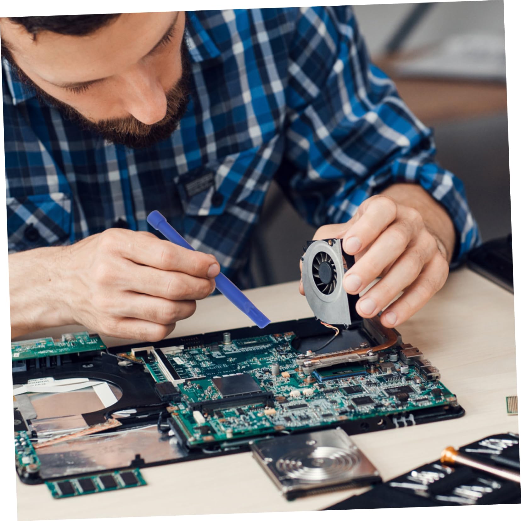 COLLBATH 1Set Mobile Phone Screen Repair Tool Kit Multi Functional Opening Pry Tools for Tablets Electronics Includes Screwdrivers Picks Suction Cups Tweezers