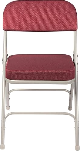 Miniatura 17 de OEF Furnishings Serie OEF3200 Sillas plegables de vinilo de alta calidad, resistentes, de grado industrial, asiento ultra acolchado de 2 pulgadas,