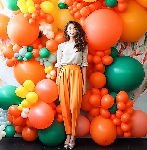 Vista 17 de KALOR Globos de arena blanca retro, 100 piezas de 5 pulgadas mini globos de látex mate para arco de guirnalda de globos, decoración de cumpleaños