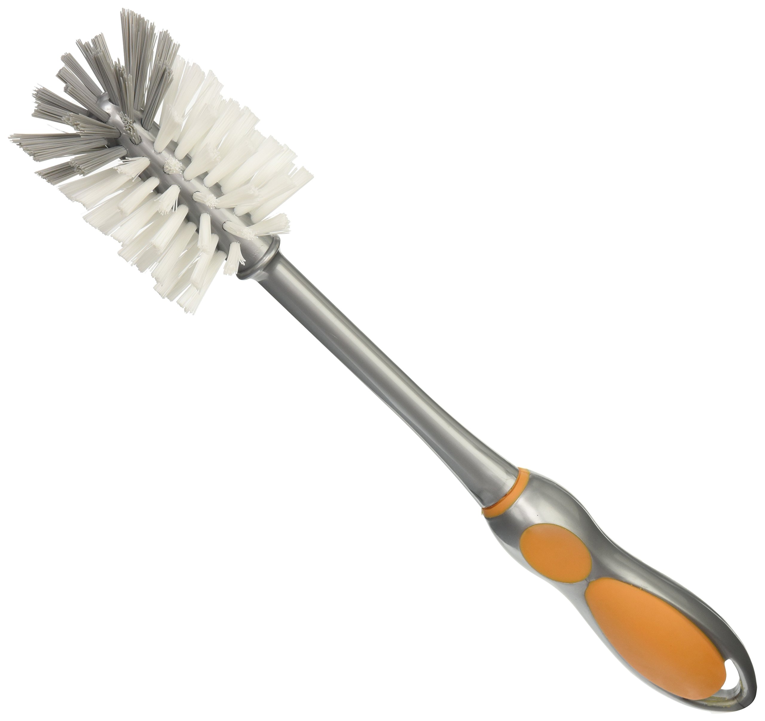 Home Prodcuts - cod. 419 - Lavabicchieri con Manichetto Ergonomico Bi-Componente, grigio arancio