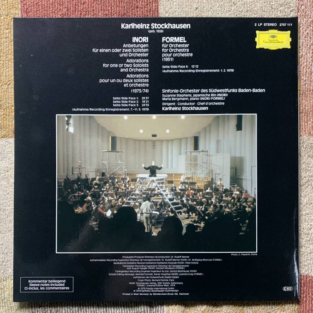 LP●独グラモフォン　2707 045●シュトックハウゼン「短波」２枚組 Amazon.co.jp: LP○独グラモフォン 2707 045○シュトック