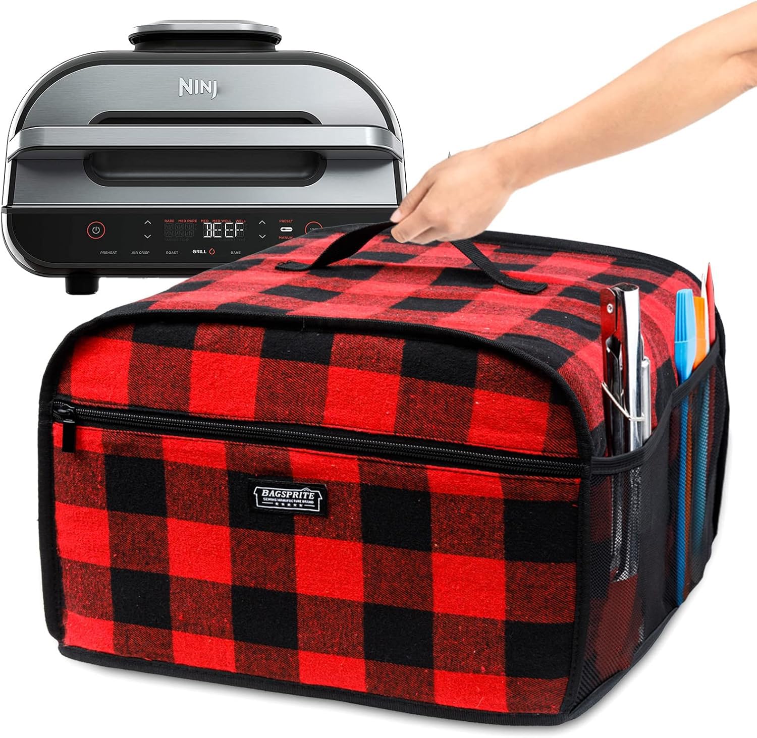 Housse anti-poussière compatible Ninja Foodi FG551 - Accessoire de protection Air Fryer
