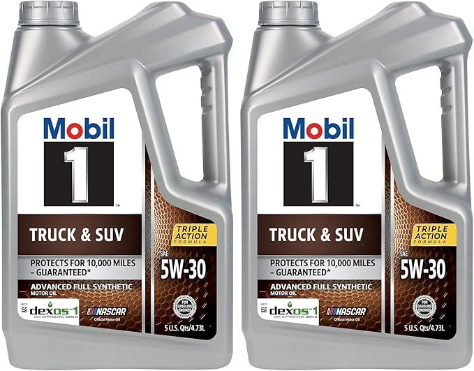 Mobil 1 Truck & SUV Full Synthetic Motor Oil 5W-30, 5 Quart