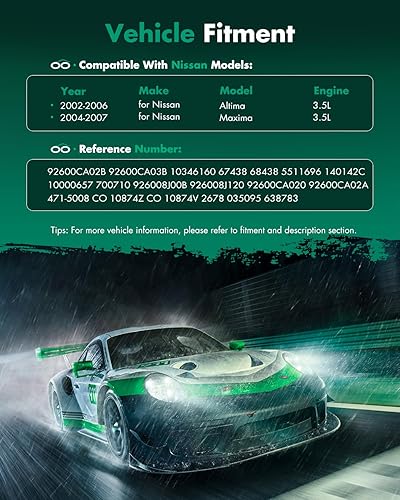 Miniatura 2 de SCITOO Kit de montaje de bobina de embrague del compresor de CA para N-issan Maxima Altima 3.5L 2002-2007