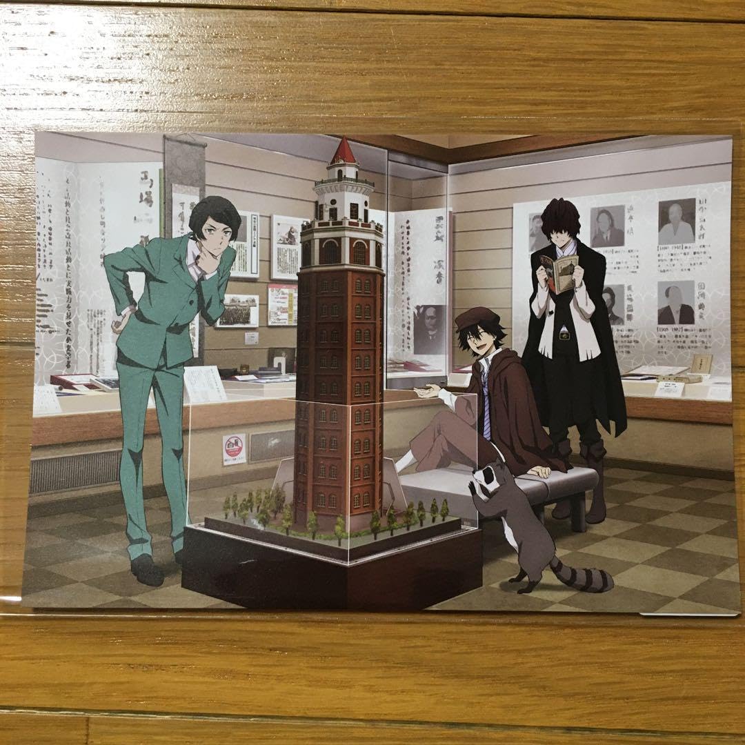 文豪ストレイドッグス 高知文学館 缶バッジ ポストカード 文豪ストレイドッグス 文スト 高知県立文学館 缶バッジ ポスト