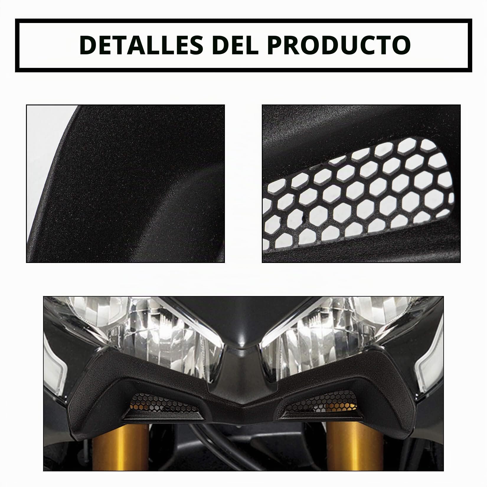 Decoración de Entrada de Aire Apta para TMAX 530 2017-2019 y para Tmax 560 2020-2021 PSLER Accesorios de Alerón para Cubierta de Aleta Delantera de Motocicleta